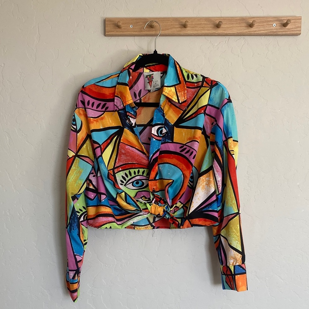 Live 4 Truth Multicolor Abstract Shirt
